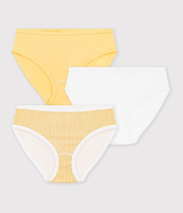 Lot de 3 culottes en coton multicolor