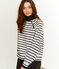 Women's Super Soft Sailor Top COQUILLE beige/SMOKING blue
