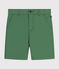 Boys' serge shorts PALMERAIE green