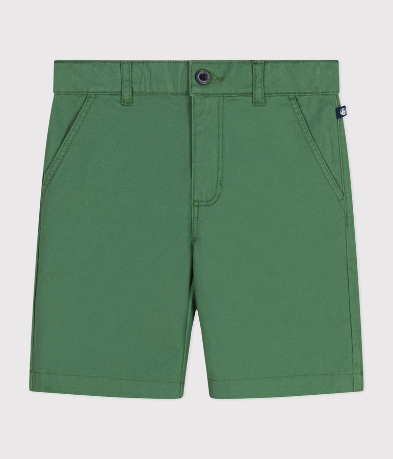 Boys' serge shorts green
