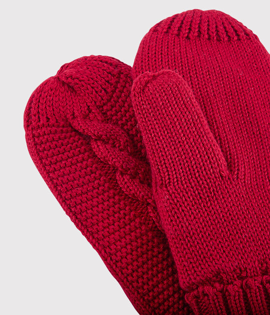 Unisex Children's Mittens TERKUIT red