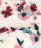 Babies' padded coat in floral print sherpa Ecru/multicolor