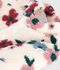 Babies' padded coat in floral print sherpa Ecru/multicolor
