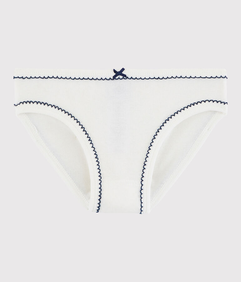 Girls' Cotton Knickers white
