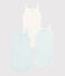 Baby Girls' Blue Gingham Strappy Bodysuits - 3-Pack variante 1