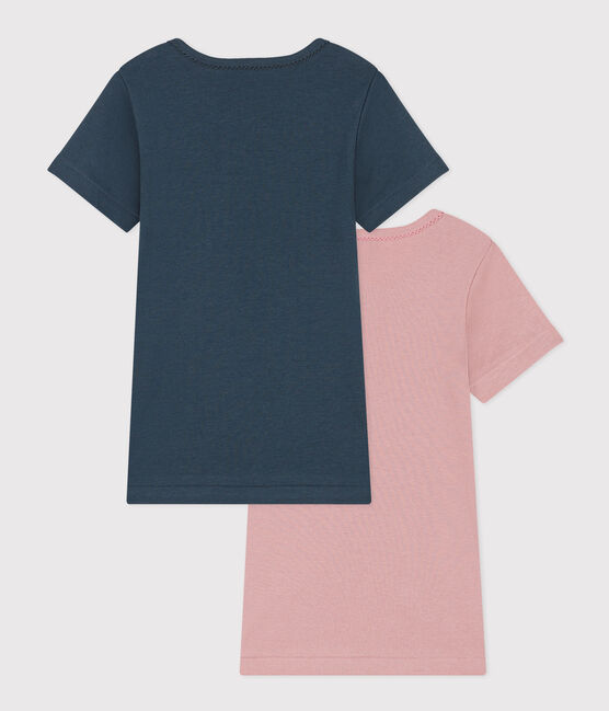 Girls' Short-sleeved Cotton T-Shirts - 2-Pack variante 1