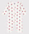 Floral Footless Cotton Sleepsuit MARSHMALLOW white/MULTICO white