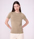 Women's short-sleeved plain cotton T-shirt