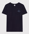 Women's The Straight Round-Neck Cotton T-Shirt SMOKING blue