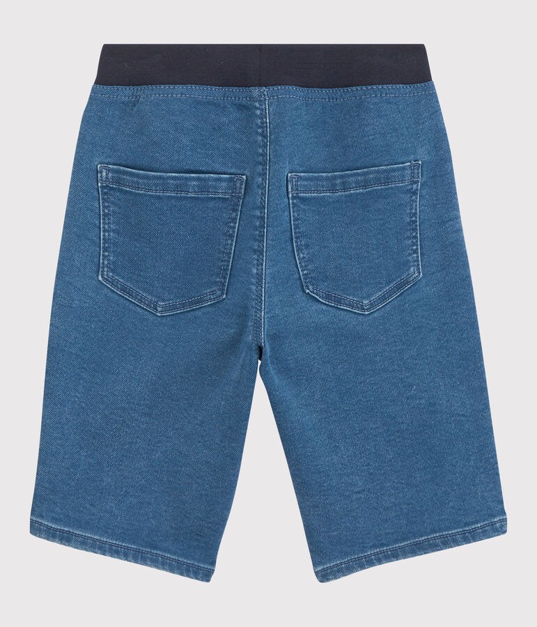 Boys' Eco-Friendly Denim Bermuda Shorts blue