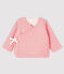 Babies' Tube Knit Cardigan CHARME pink