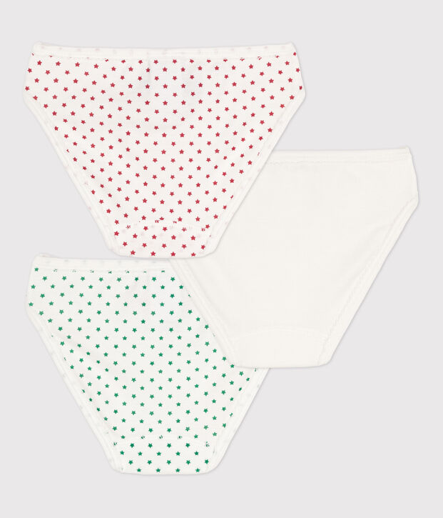 Girls' Cotton Briefs - 3-Pack multicolor