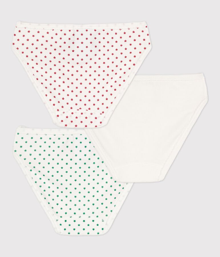 Girls' Cotton Briefs - 3-Pack multicolor