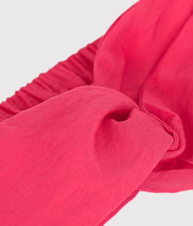 Children's plain fabric hairband pink