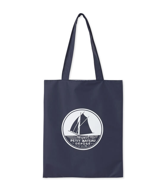 Plain shopping bag SMOKING blue