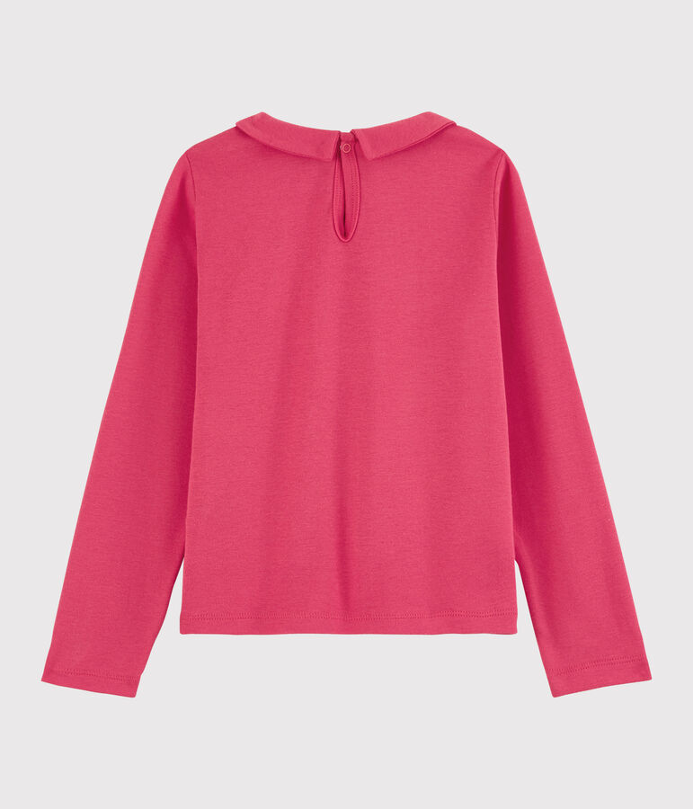 Girls' Long-sleeved Cotton T-Shirt pink