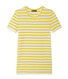 Women's T-shirt in heritage striped rib