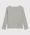 Women's Light Breton Cotton Top MARSHMALLOW white/SMOKING blue