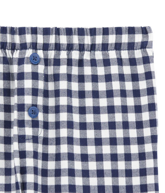Boys' Pyjama Bottoms LAIT white/MEDIEVAL blue