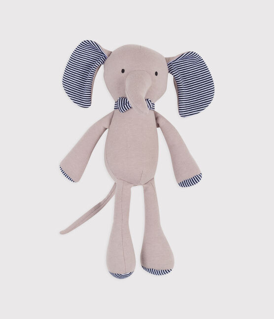 Rib Knit Elephant Comforter CONCRETE grey