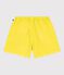 Children's plain cotton shorts yellow