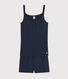 Girls'/Women's Navy Cotton Short Pyjamas