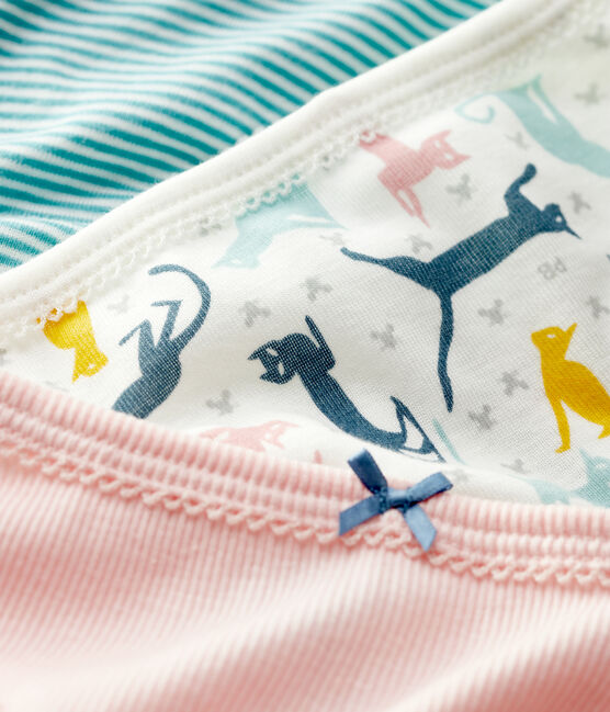 Girls' Cotton/Lyocell Briefs - 3-Pack variante 1