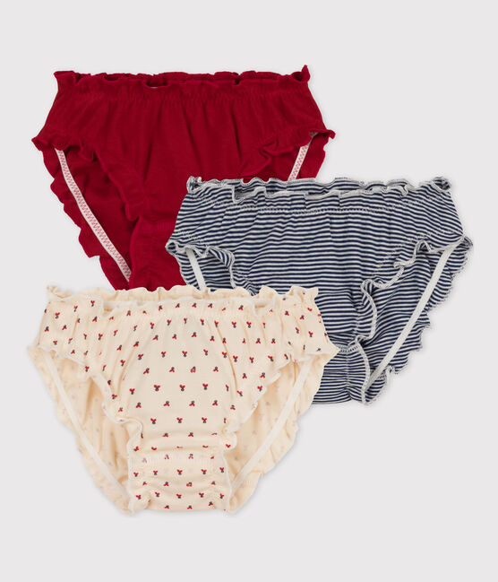 Girls' Cotton Badminton Briefs - 3-Pack variante 1