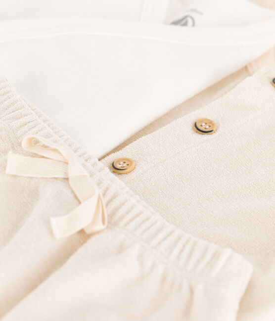 Babies' Terry Outfit AVALANCHE Ecru