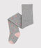 Baby Girls' Tights CHARME pink/SUBWAY grey