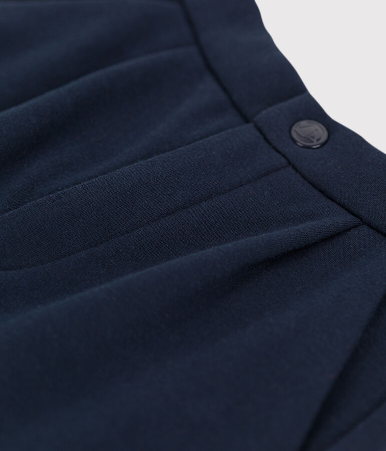 Unisex Warm Velour Fleece Trousers blue