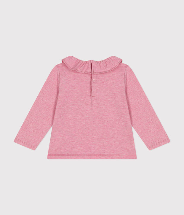 Babies' Long-Sleeved Jersey Blouse pink