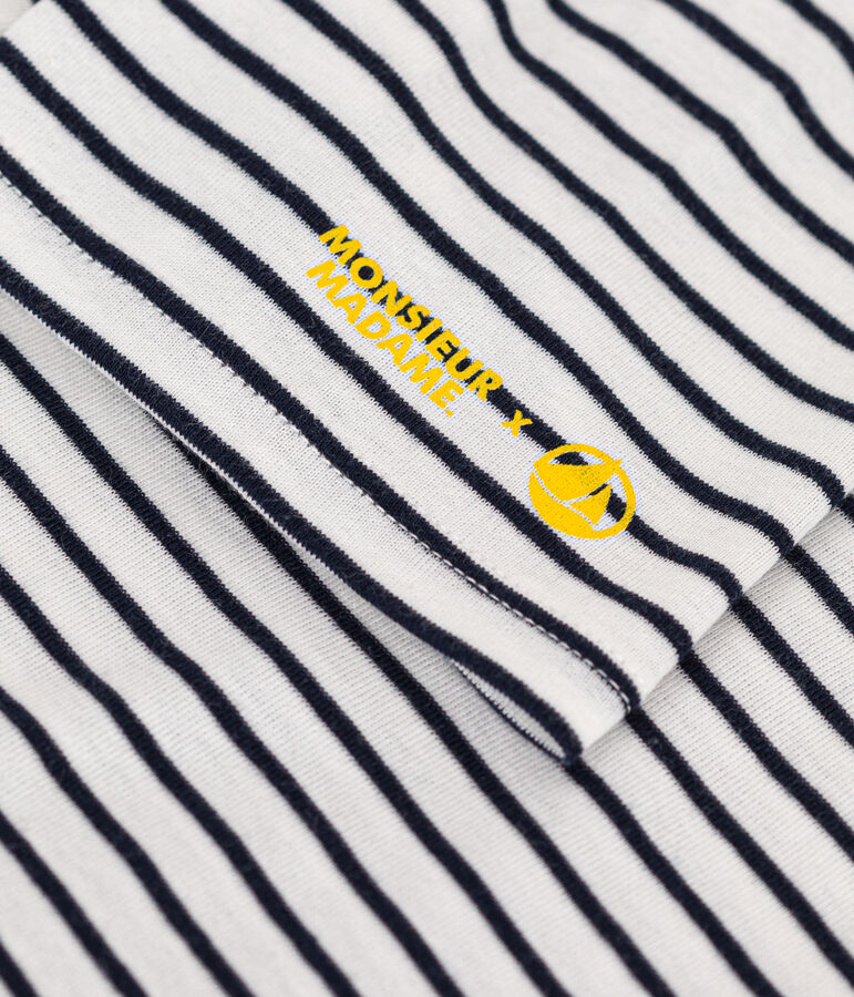 Women's Iconic Mr. Men and Little Miss cotton T-shirt MARSHMALLOW white/SMOKING blue