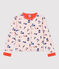 Girls' Tube Knit Cardigan MARSHMALLOW white/MULTICO white