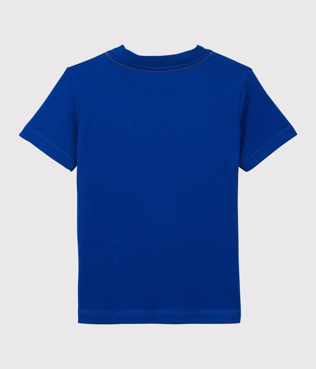 Boys' Short-Sleeved Jersey T-Shirt blue