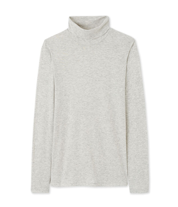 Women's undersweater in light cotton grey