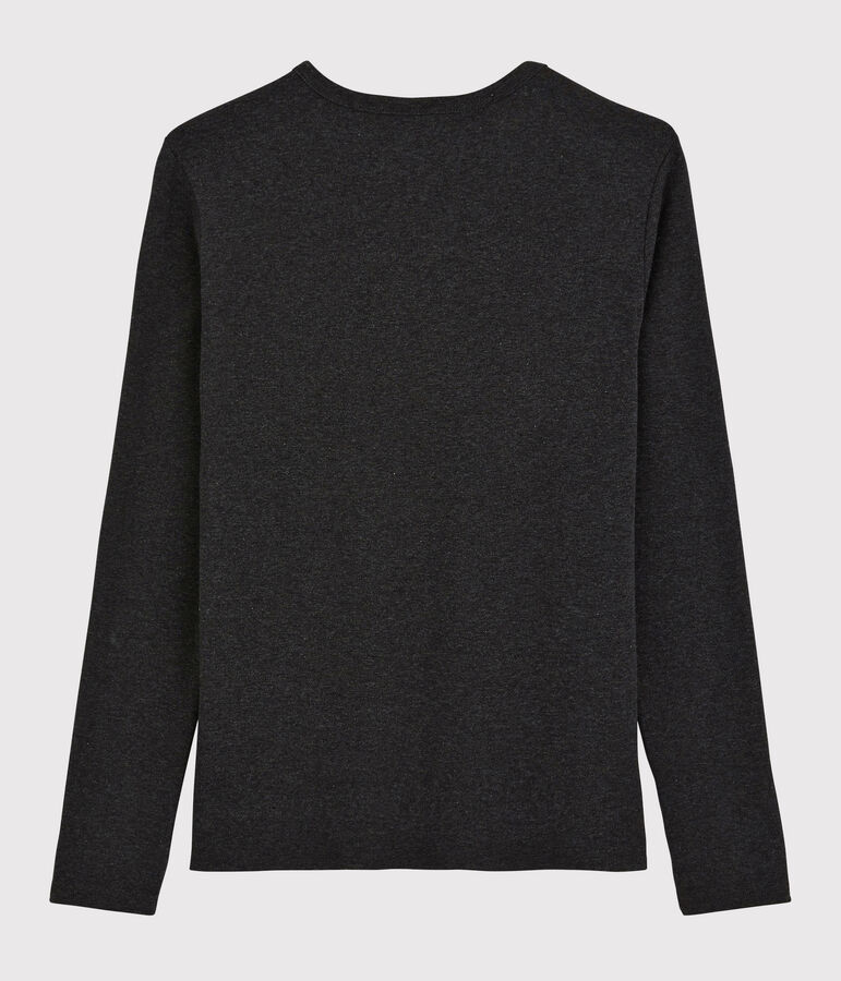 Women's iconic V-neck T-shirt grey