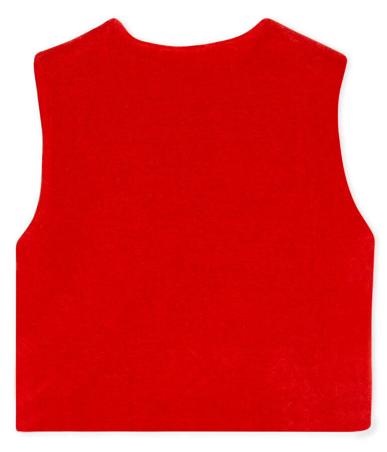 Baby Boys' Sleeveless Jacket red
