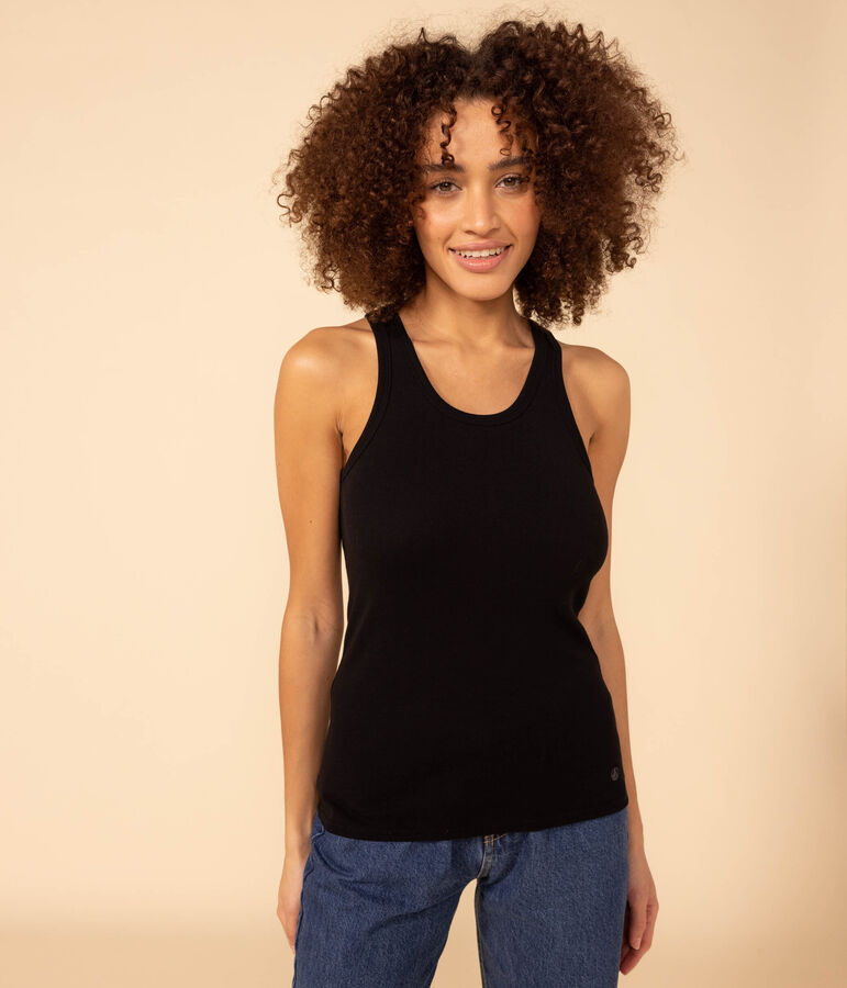 Women's Iconic Cotton Vest blue