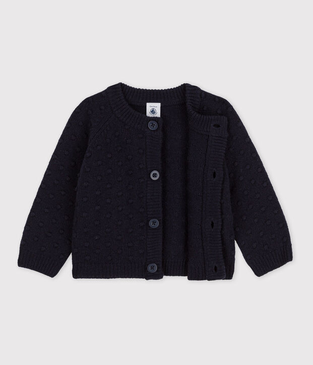 Babies' Wool Knit Cardigan SMOKING