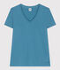 Women's Straight V-Neck Cotton T-Shirt
