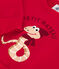 Babies' fleece sweatshirt CORRIDA red