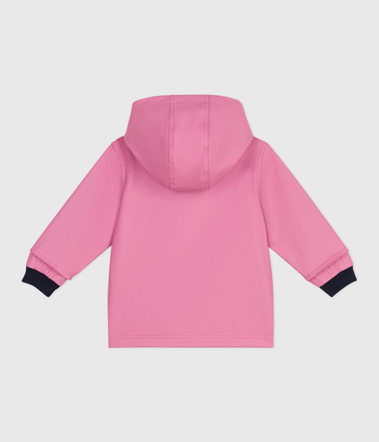 Babies' iconic plain raincoat pink