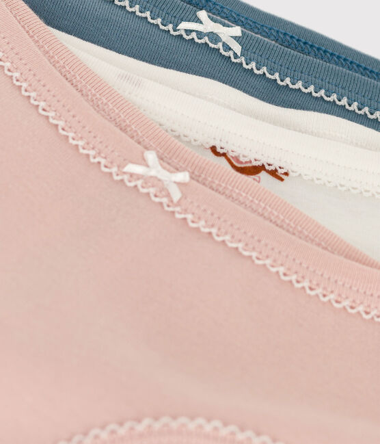 Girls' Bird Patterned Cotton Briefs - 3-Pack variante 1