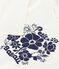 Children's long-sleeved printed cotton T-shirt MILK Ecru