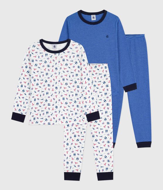 Pack of children's printed cotton pyjamas variante 1