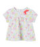 T-shirt bébé fille imprimé ECUME white/MULTICO white