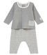 Baby boy's gingham all•in•one