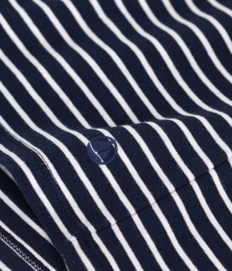 Women's iconic striped cotton tank top blue/white