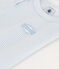 Babies' Short-Sleeved Pinstriped Cotton Bodysuits - 2-Pack variante 1